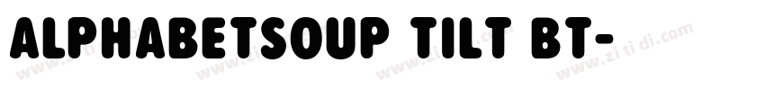 AlphabetSoup Tilt BT字体转换